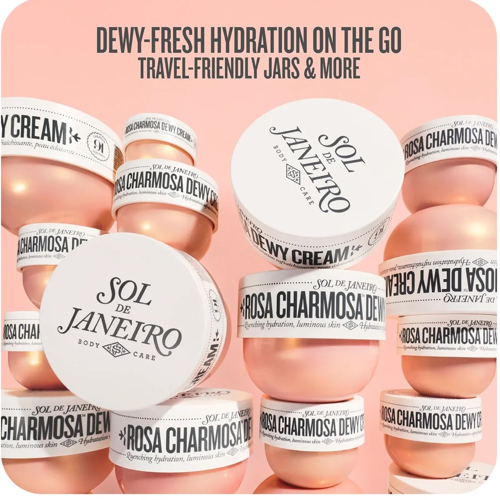 Sol de Janeiro ROSA CHARMOSA DEWY CREAM IN THE SCENT OF CHEIROSA 91, 2.5oz - Picture 14 of 15